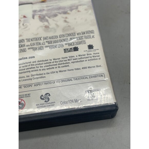 The Notebook DVD 2004 Wide Screen New Line Cinema PG-13 124 Minutes READ - Picture 7 of 7